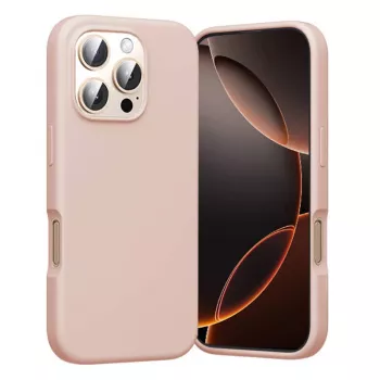 Vention KUHP0-30 Schutzhülle für iPhone 16 Pro MagSafe, pink, dünne weiche Abdeckung