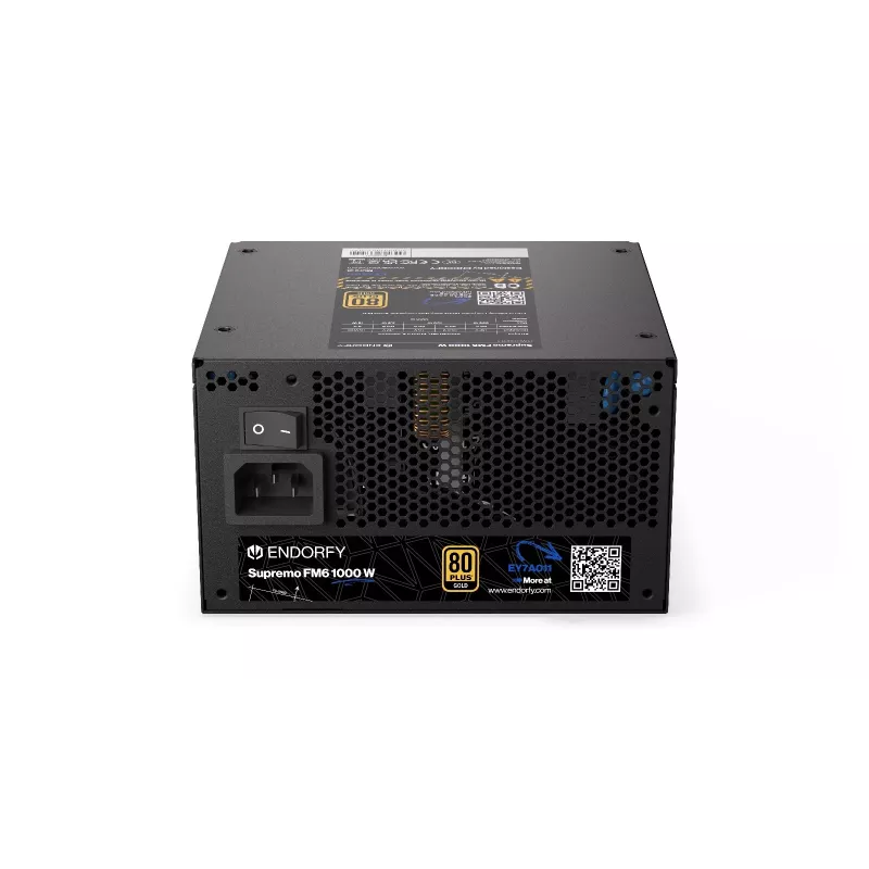 Netzteil Endorfy Supremo FM6 1000W, 80 PLUS Gold, ATX 3.1, Modular, Schwarz