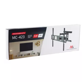 TV-Wandhalterung MACLEAN MC-423 für 43–100-Zoll-Bildschirme, Tragfähigkeit 80 kg