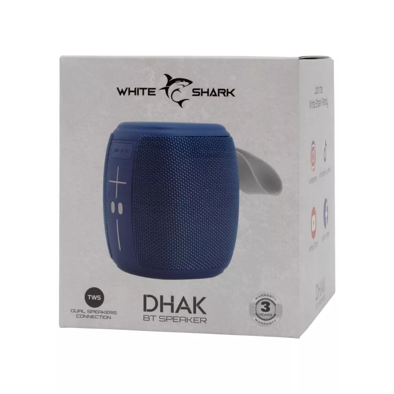 Tragbarer Lautsprecher White Shark GBT-888 Dhak Blue