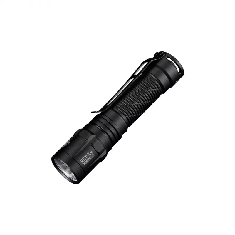 Handtaschenlampe Nitecore MT2C Pro, kompakte Aluminium-LED, USB-wiederaufladbar, 50 lm min, wasserdicht 2 m, stoßfest, 117,5 mm, 64 g, schwarz