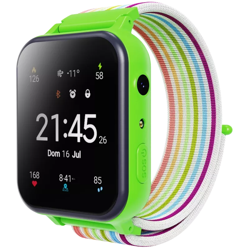 Canyon KW-37 Alfie – Smartwatch für Kinder – IPS-Display 1,69 – IP66 – 512 MB – MP3 – Spiele – Kamera