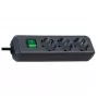 Power Extension Brennenstuhl Eco-Line 5m 3 AC Outlets Schwarz