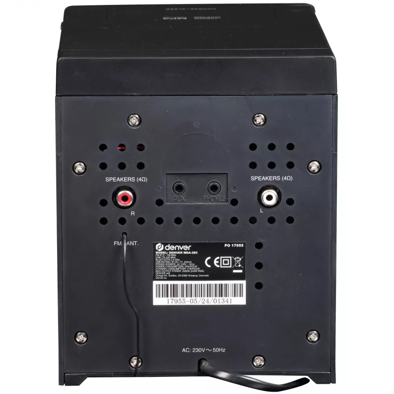 Denver MDA-285 Mikrosystem mit BT, CD, Radio und AUX
