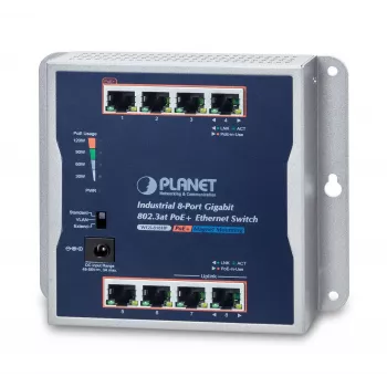 Unmanaged Switch PLANET IP30 Industrial 8-Port