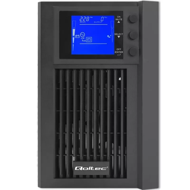 Unterbrechungsfreie Stromversorgung QOLTEC 53981 On line 2kVA, 2000 VA Kapazität