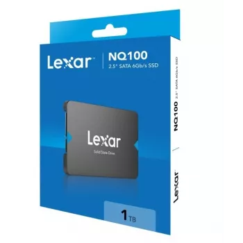 2,5-Zoll-SATA-III-SSD Lexar NQ100 1 TB – Lesegeschwindigkeit 550 MB/s, 6 Gbit/s Übertragung