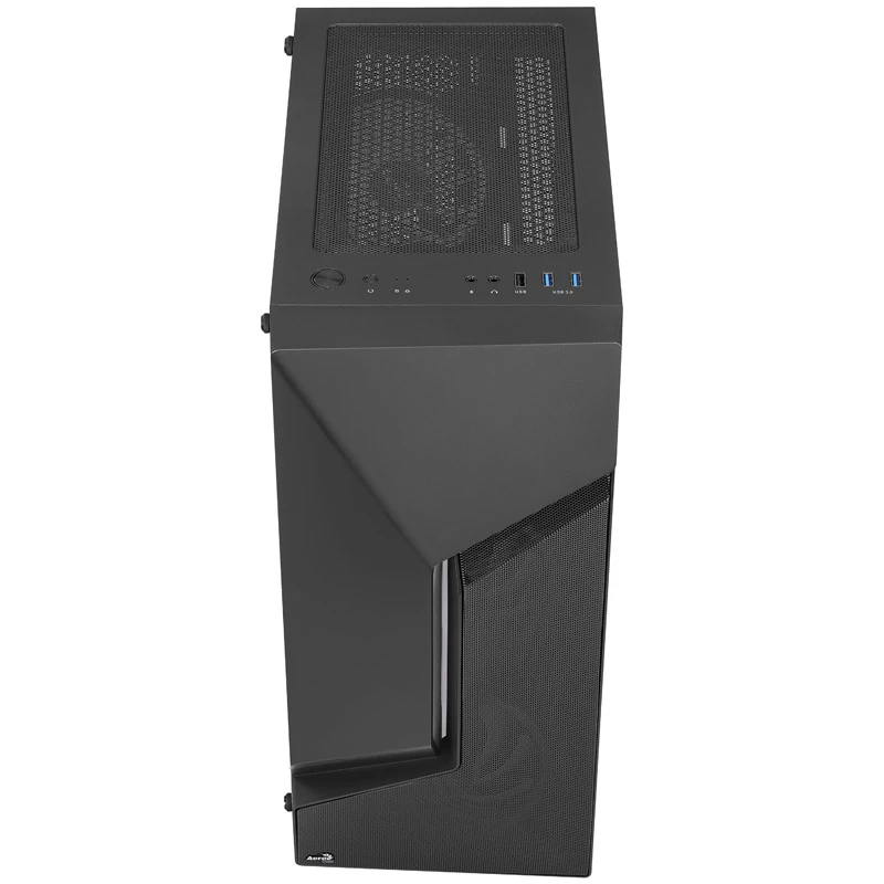 Aerocool Scape-G-BK-v2 Midi-Tower, Tempered Glass, FRGB - schwarz
