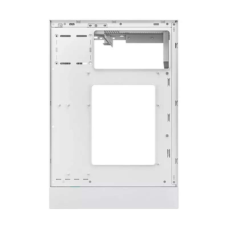 PC-Gehäuse DeepCool CH170 PLUS WH Midi Tower — weiß, gehärtetes Glas, unterstützt Micro ATX/Mini-ITX, GPU bis 34,2 cm, CPU-Kühler-Höhe 164 mm