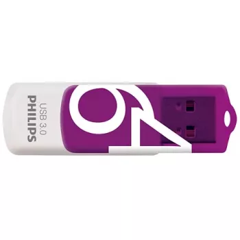 Philips FM64FD00B USB-Stick 64 GB USB Typ-A 3.2 Gen 1 (3.1 Gen 1) Lila, Weiß