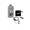 Shure SE112-GR Kabelgebundene In-Ear-Kopfhörer für Anrufe/Musik, Schwarz, Grau