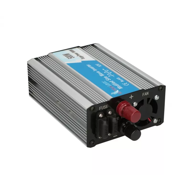 Auto-Spannungswandler Extralink OPIM-500W 12V, 500W modifizierter Sinus, Aluminiumgehäuse, aktive Kühlung