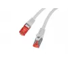 LANBERG Cat6 F/UTP (FTP) Netzwerkkabel, RJ-45–RJ-45, 10 m, Grau
