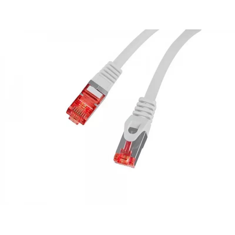 LANBERG Cat6 F/UTP (FTP) Netzwerkkabel, RJ-45–RJ-45, 10 m, Grau