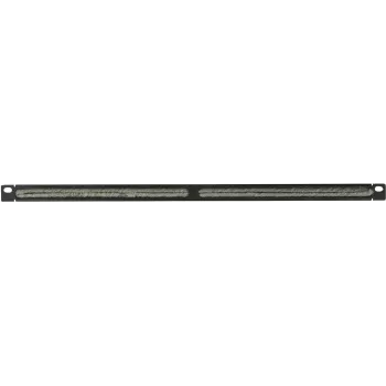 Kabelmanagement-Panel LOGON RAO205BL Schwarz Metall 48,3 cm