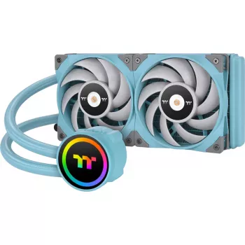 TOUGHLIQUID 240 ARGB Sync All-In-One-Flüssigkeitskühler türkis 240 mm, Flüssigkeitskühlung türkis