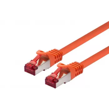 Netzwerkkabel LOGON TCR66SS150O Cat6 S/FTP (S‑STP) Orange, 15 m, RJ‑45–RJ‑45