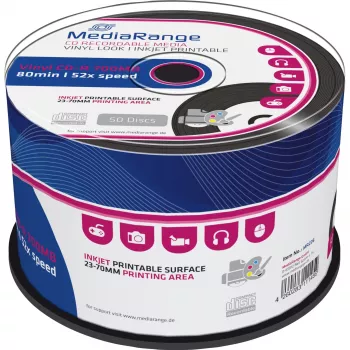 CD-R MediaRange MR226 700 MB 52x 50 Stück