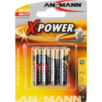 Einwegbatterie Ansmann Micro AAA LR03