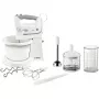 Bosch MFQ36490 ErgoMixx Handmixer-Set 450 W weiß/grau