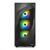Sharkoon REBEL C80M RGB Midi-Tower Schwarz