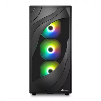 Sharkoon REBEL C80M RGB Midi-Tower Schwarz