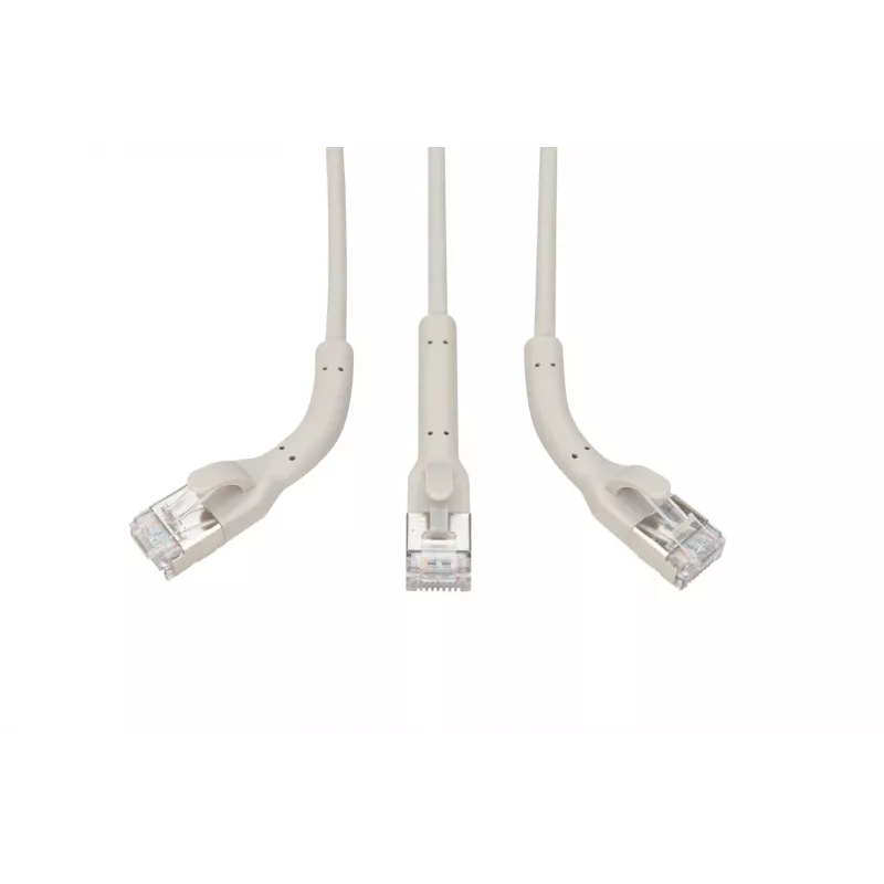 Digitus CAT 6A F-FTP biegsames Patchkabel, Kupfer, 3 m, grau, 10 Stück