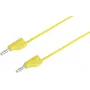 VOLTCRAFT Test Lead [Stecker 4 mm - Stecker 4 mm] 1 m Gelb MSB-300 (MSB-300-1-GB)
