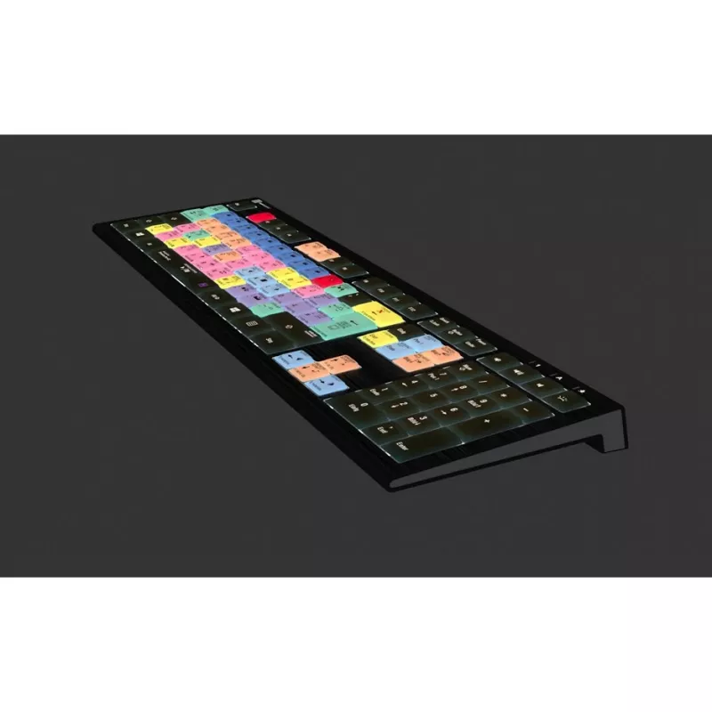 Logickeyboard Adobe Premiere Pro CC ASTRA 2 hintergrundbeleuchtete Tastatur Deutsch (LKB-PPROCC-A2PC-DE)