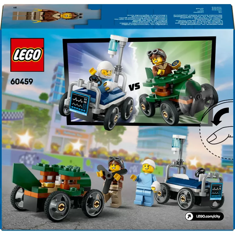 LEGO CITY 60459 Flugzeug gegen Krankenhausbett