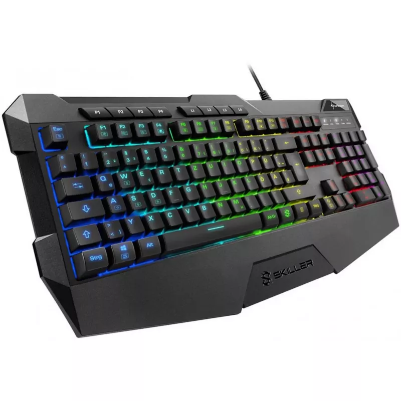 Sharkoon SKILLER SGK4 Tastatur Gaming USB QWERTZ Deutsch Schwarz