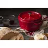 Einzeltopf Staub Cocotte 24 cm Kirsche