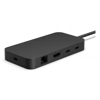 Dockingstation Microsoft Surface USB4 Dock Kabelgebunden Schwarz 100W Power Delivery