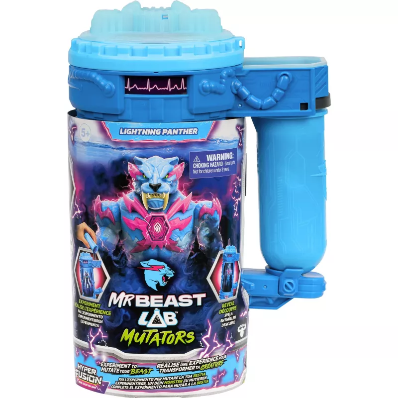 Spielfigur Usorteret Mr. Beast Lab Mutators Mutation Chamber Lightning Panther Sammlerfigur