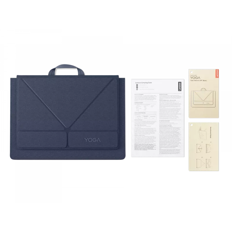 Lenovo Yoga Tote Sleeve | Passend bis 14 Zoll | Sleeve | Blau