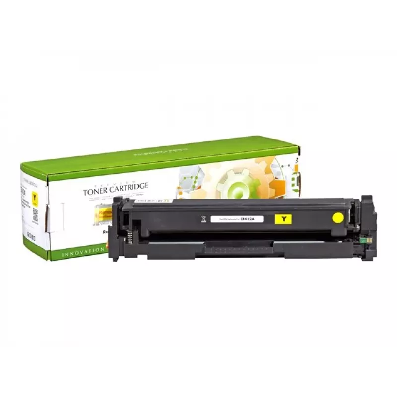STATIC Tonerkartusche kompatibel mit HP CF412A gelb kompatibel 2.300 Seiten
