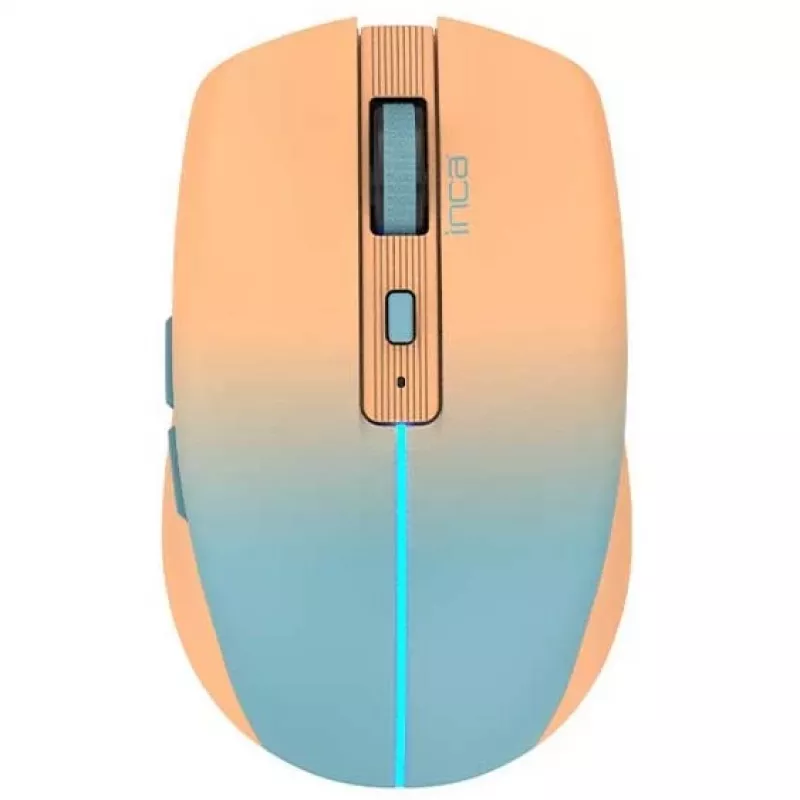 Cian Technology GmbH INCA Maus IWM-511RT Blt+Wrls RGB Grundfarbe Orange