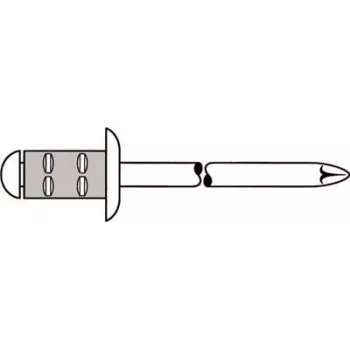 Blindniet GESIPA Polygrip 6,4x15 Al/A2 für 1,5–9,0 mm, 250er-Pack