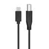 USB A auf B Kabel TB 1,8 m — Schwarz, für Drucker