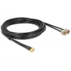 Koaxialkabel DeLOCK 89467 RG-58 5m 2xN-Stecker 2xSMA-Stecker Schwarz