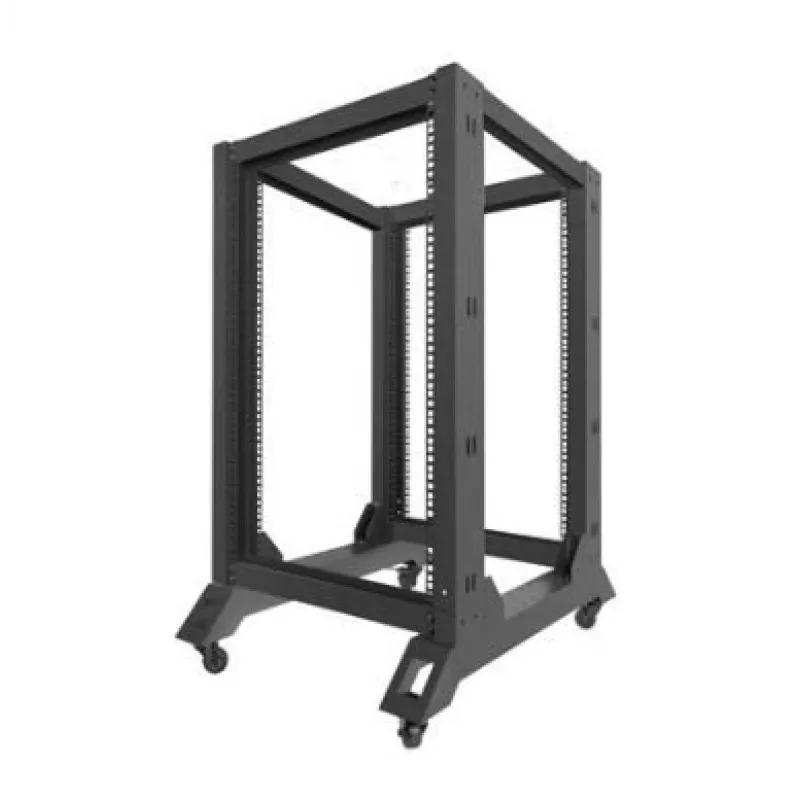 Lanberg Open Rack 19 18u 600x800 Schwarz Lanberg