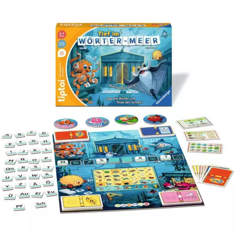 tiptoi Tief im Wörtermeer, Brettspiel