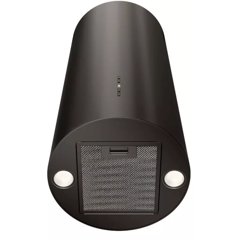 Dunstabzugshaube MAAN ELBA 2 W 731 Schwarz, Abluft/Umluft, Aluminium-Fettfilter, 4 Geschwindigkeiten, 61 dB