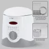 Clatronic FFR 2916 Single 1 L Standgerät 900 W Fritteuse Grau, Weiß