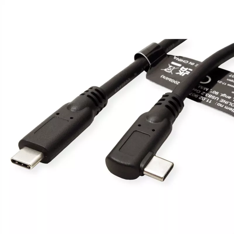 Secomp 11.02.9075 USB-Kabel 1 m USB 3.2 Gen 2 (3.1 Gen 2) USB C Schwarz (11.02.9075)
