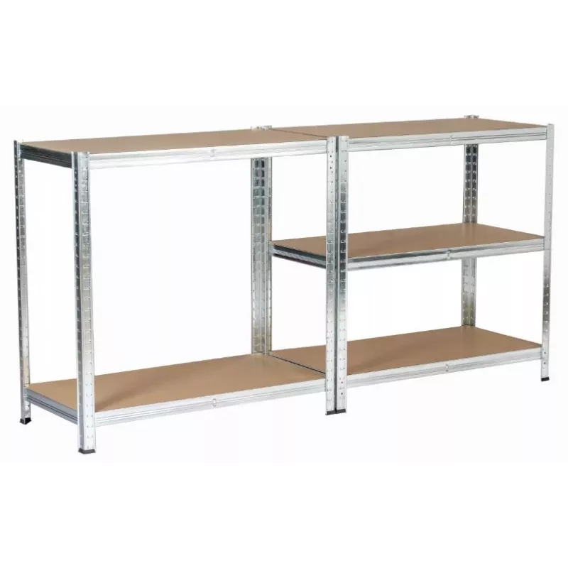 Metallregal Silber 205X120X45CM