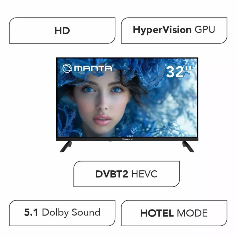 LED TV MANTA MATV001LHN32 32 Zoll HD ready