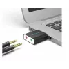 Vention USB External Sound Card Schwarz Metal Type
