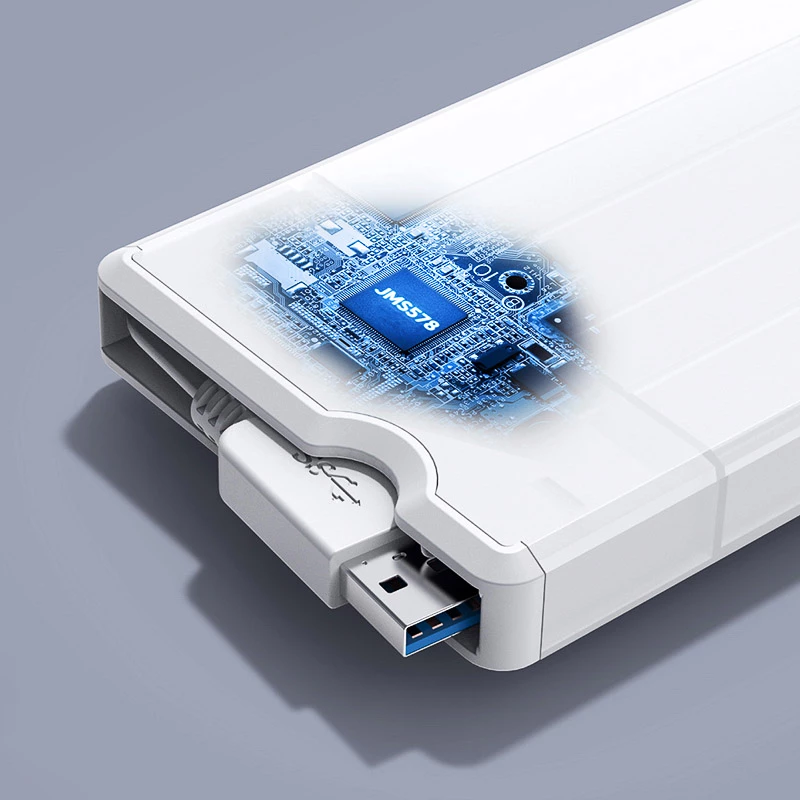 GrauGear externes Festplattengehäuse 2.5HDD/SSD USB 3.2 Alu - Laufwerksgehäuse - 2,5