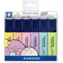 Marker Staedtler 364 C 6 Stück Keilspitze Limette Minze Pfirsich Rosa Violett Gelb